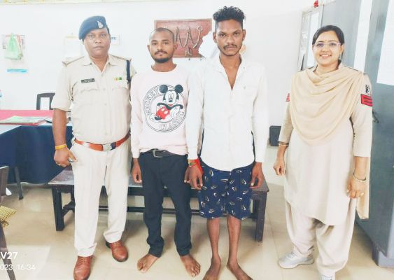 मारपीट करने वाले दो आरोपी पर कार्रवाई