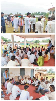 युवा प्रत्याशी विक्रांत ने किया वनांचल में दौरा