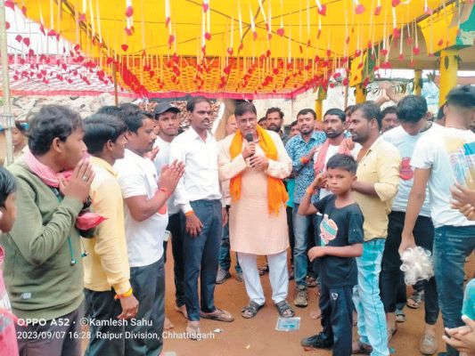 दही हांडी कार्यक्रम व मूर्ति स्थापना