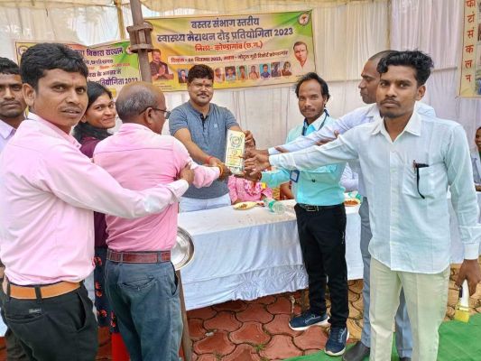 संभाग स्तरीय स्वास्थ्य मैराथन, विजेता पुरस्कृत