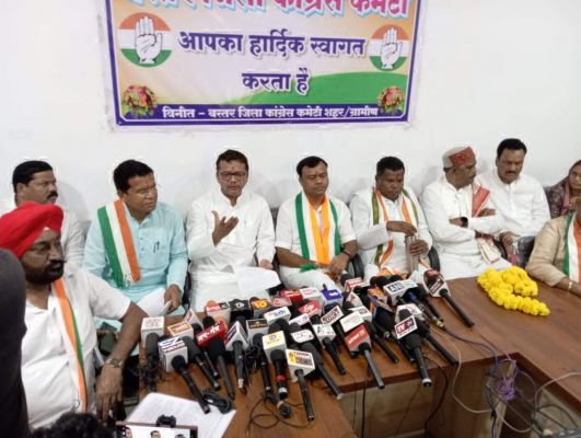 कांग्रेस ने बस्तर की जनता की तरफ से गृहमंत्री अमित शाह से पूछे 9 सवाल