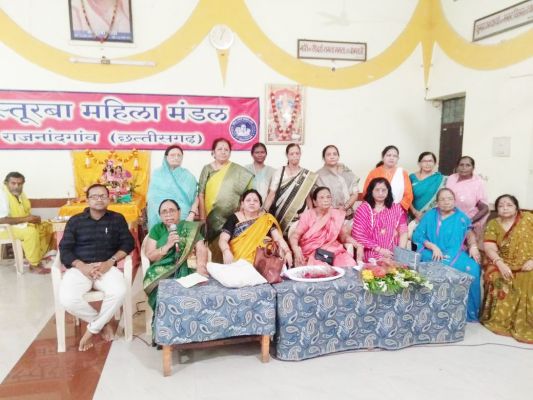 कस्तूरबा में चौमासा तीज मिलन आयोजित