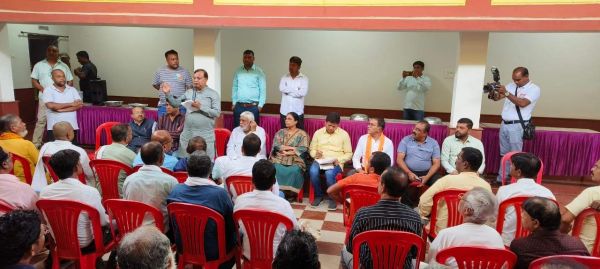 भाजपा पदाधिकारियों से मिला सर्व समाज, की चर्चा 