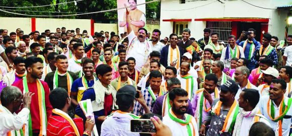 आदिवासियों के साथ भाजपा ने किया धोखा- संतराम 