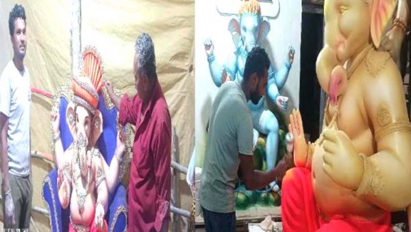 19 को विराजेंगे गणेश, प्रतिमाओं को अंतिम रूप देने में लगे मूर्तिकार