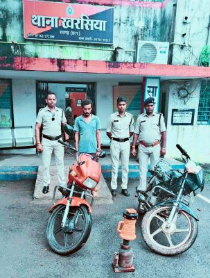 बहाने से ट्रैक्टर का जैक मांगकर फरार, गिरफ्तार 