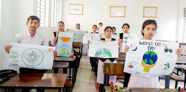 लाहिड़ी महाविद्यालय में विश्व ओजोन दिवस का आयोजन