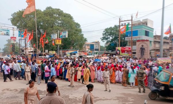  पत्थलगांव को जिला बनाने निकाली विशाल रैली