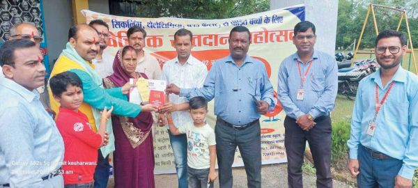 गाँधी-शास्त्री जयंती पर डीएवी स्कूल सकरी में रक्तदान शिविर