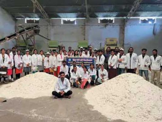 बीएससी के छात्रों ने देखी दाल-पोहा की प्रोसेसिंग