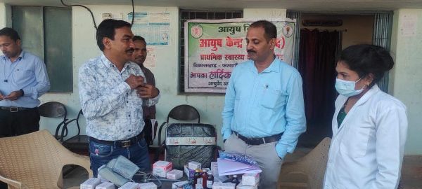 आयुष्मान भव: कार्यक्रम का राज्य सलाहकार ने किया निरीक्षण