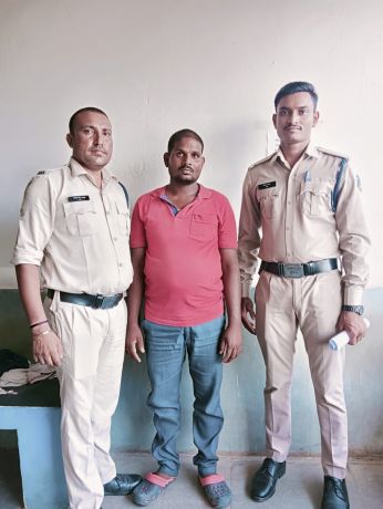 गांजा परिवहन करते एक आरोपी गिरफ्तार
