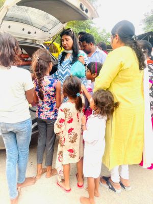 लायंस क्लब रायगढ़ प्राइड  ने किया राशन वितरित 