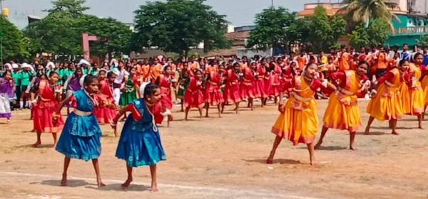 राज्य स्तर शालेय खेल स्पर्धा का रंगारंग शुभारंभ