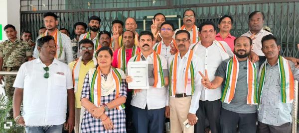 कांग्रेस प्रत्याशी विक्रम ने लिया फार्म, 19 अक्टूबर को भरेंगे नामांकन