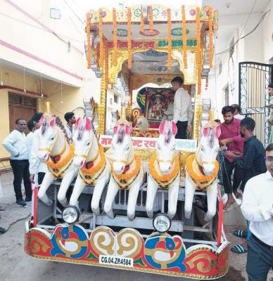 महाराजा अग्रसेन की जयंती पर निकाली शोभायात्रा, कई कार्यक्रम