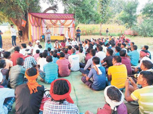 नारायणपुर विस के सुदूर क्षेत्रों में पहुंचे केदार कश्यप, किया जनसंपर्क