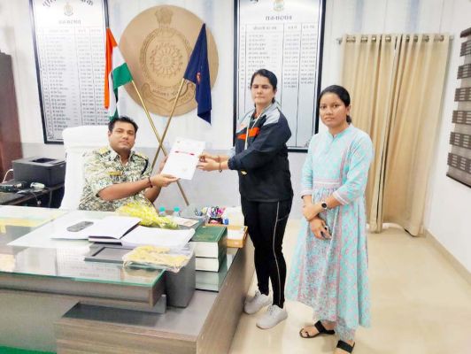 महिला प्रधान आरक्षक ने जीता गोल्ड मेडल