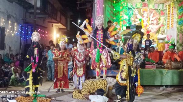 कुम्ही में भव्य जस झांकी कार्यक्रम