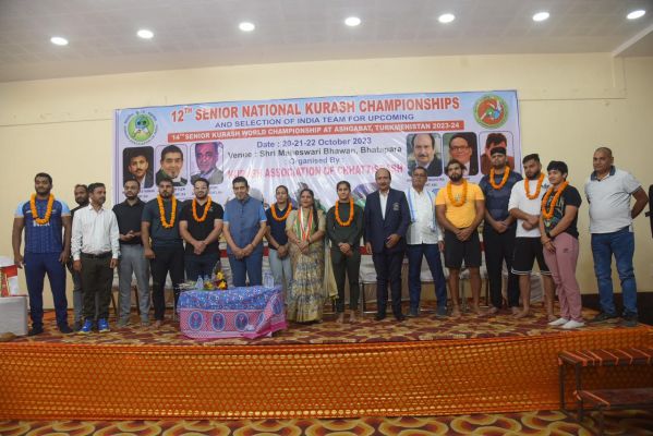 कुराश सीनियर नेशनल सलेक्शन   में आए देश भर के खिलाड़ी