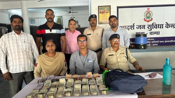 वाहन जांच के दौरान 10 लाख से अधिक राशि जब्त