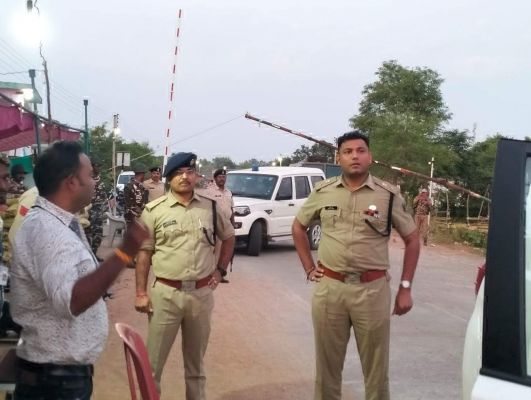 एसपी ने बार्डर इलाकों में किया निरीक्षण