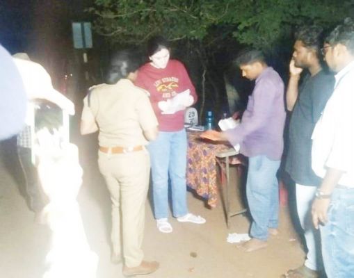 एसपी ने किया चेक पोस्ट का  निरीक्षण