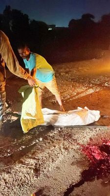 अज्ञात वाहन की चपेट में आकर ग्रामीण की मौत
