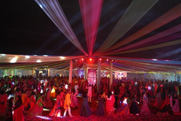 डीएन इवेंट्स में पहली बार प्रदेश स्तरीय गरबा