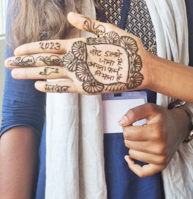 राष्ट्रीय एकता दिवस पर महाविद्यालयों में स्वीप कार्यक्रम  के तहत विविध प्रतियोगिताओं का आयोजन