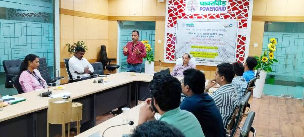 पटेलपाली पावर ग्रिड में चलाया गया साइबर जागरूकता कार्यक्रम