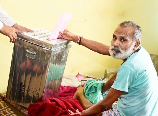 अब तक 1149 मतदाताओं ने  डाक मतपत्र से किया मतदान