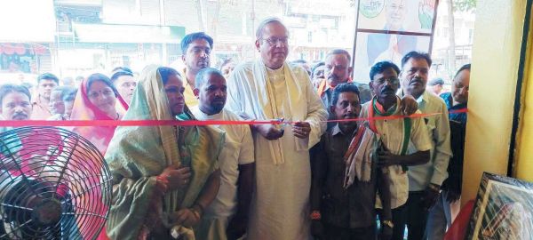 अमितेश ने किया राजिम में चुनाव कार्यालय का उद्घाटन