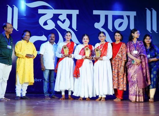 अंतर्राष्ट्रीय संगीत कला समारोह में सीवीआरयू को द्वितीय पुरस्कार