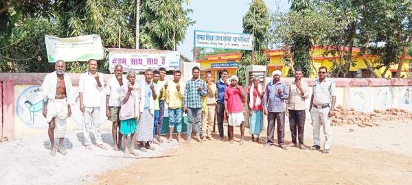 पहली बार बने मतदान केंद्र महेशपुर में 4 घंटे में 90 फीसदी मतदान