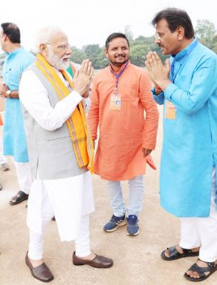 पीएम मोदी से प्रदेश भाजपा कार्यकारिणी सदस्य शर्मा ने की मुलाकात