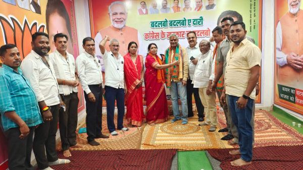 कांग्रेस विधायक के करीबी भाजपा ने हुए शामिल