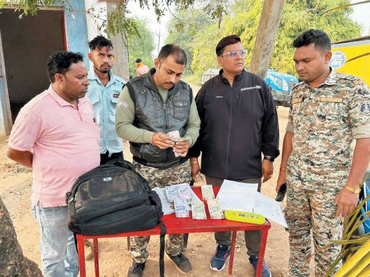 जांच दलों ने किए 7 लाख जब्त