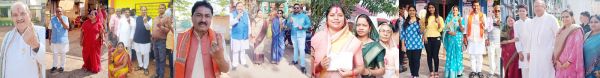 धनेन्द्र, चंद्रशेखर, इंद्र कुमार, अमितेश, रोहित सहित दिग्गजों ने किया मतदान