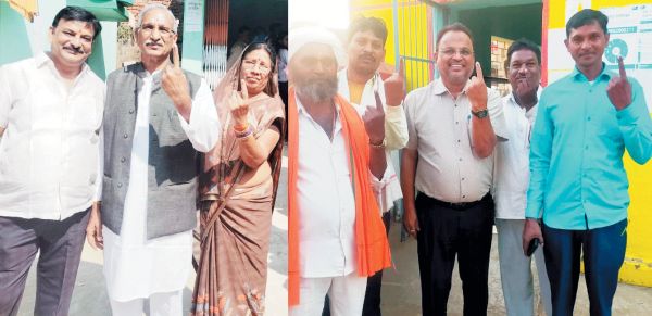 नवापारा-राजिम सहित अंचल में शांतिपूर्ण मतदान