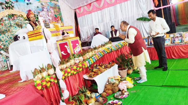 चंदना में श्रीमद् कर्णि भागवत महापुराण का आयोजन