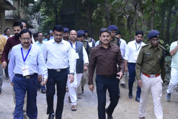 मतगणना स्थल का दौरा कर तैयारियों का लिया जायजा