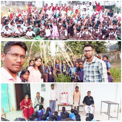 स्कूलों में बच्चों व शिक्षकों ने साथ मिलकर मनाई देव उठनी