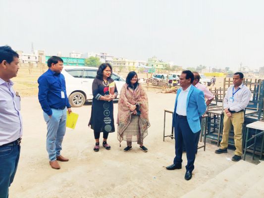 सहायक मुख्य निर्वाचन अफसर ने देखी मतगणना की तैयारी