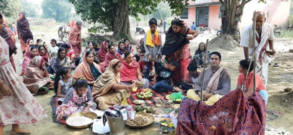 महापल्ली में अनंत चतुर्दशी पर आंवला पूजन, सहभोज व भंडारा