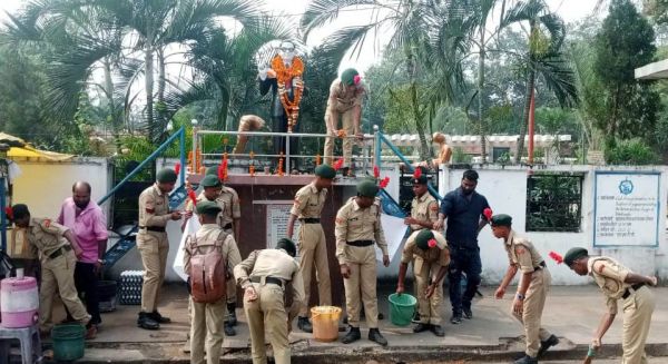 एनसीसी दिवस स्वच्छता रैली,  साफ-सफाई 
