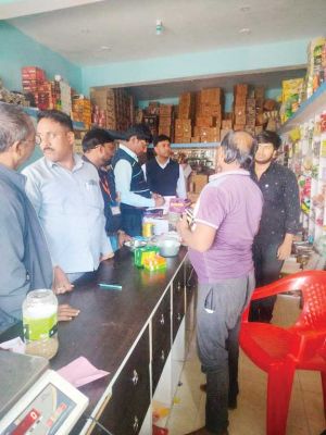 तंबाकू उत्पादों की बिक्री में नियमों का उल्लंघन