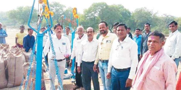 सिरियाडीह धान खरीदी केंद्र में 30 दिन बाद बोहनी