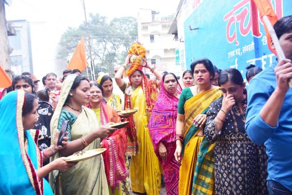 श्री राम मंदिर प्राण प्रतिष्ठा गृह संपर्क अभियान  