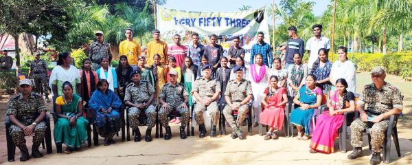 53वीं वाहिनी ने आदिवासी युवाओं को भेजा दिल्ली